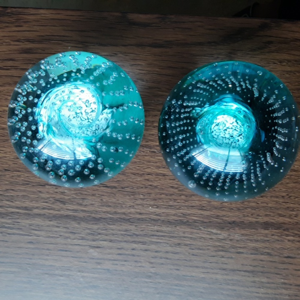 Glass/green decor - Picture 3 of 4